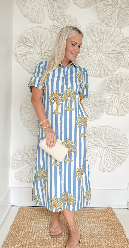The Clara Block Print Maxi