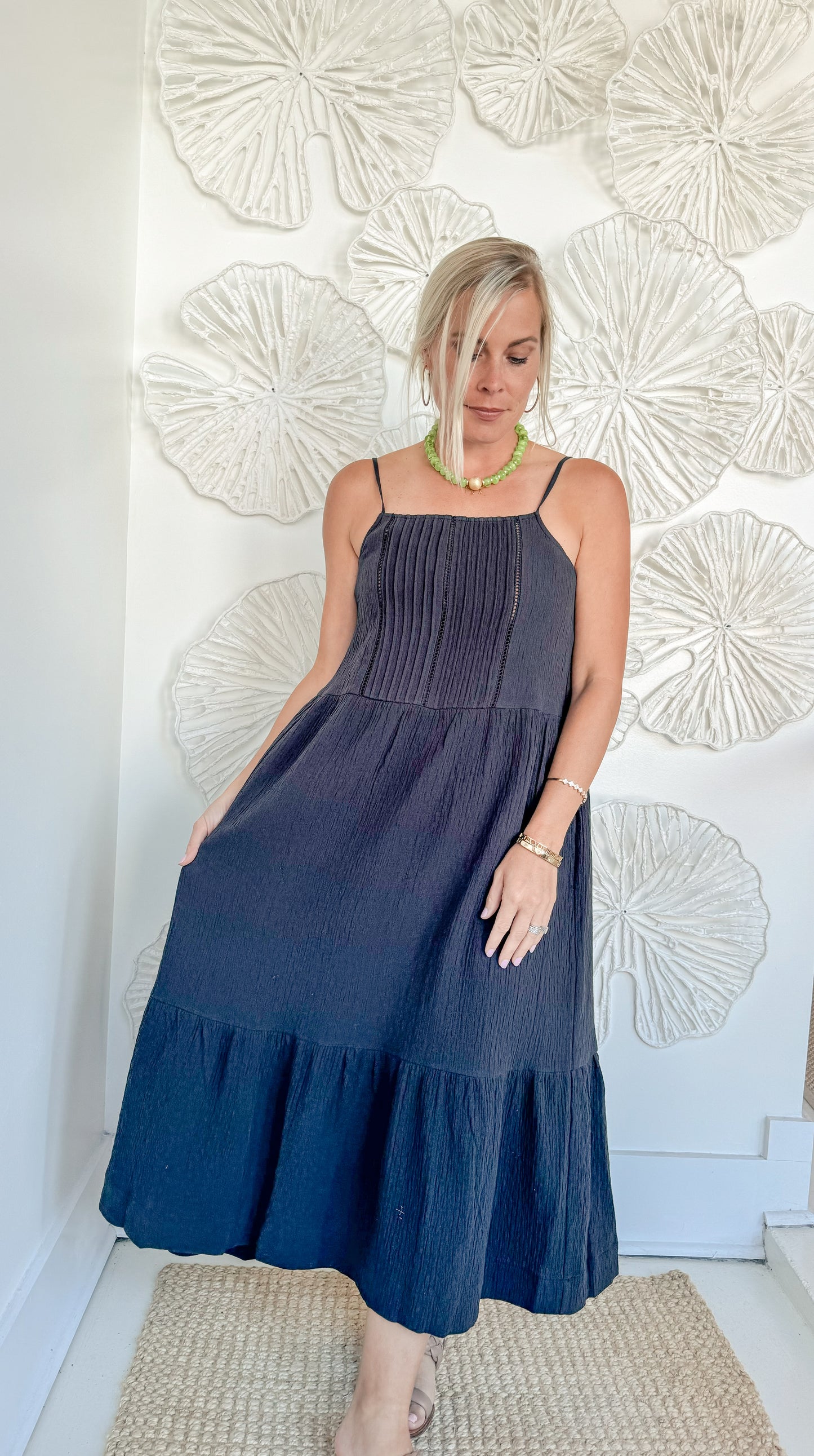 Midnight Blue Cotton Maxi