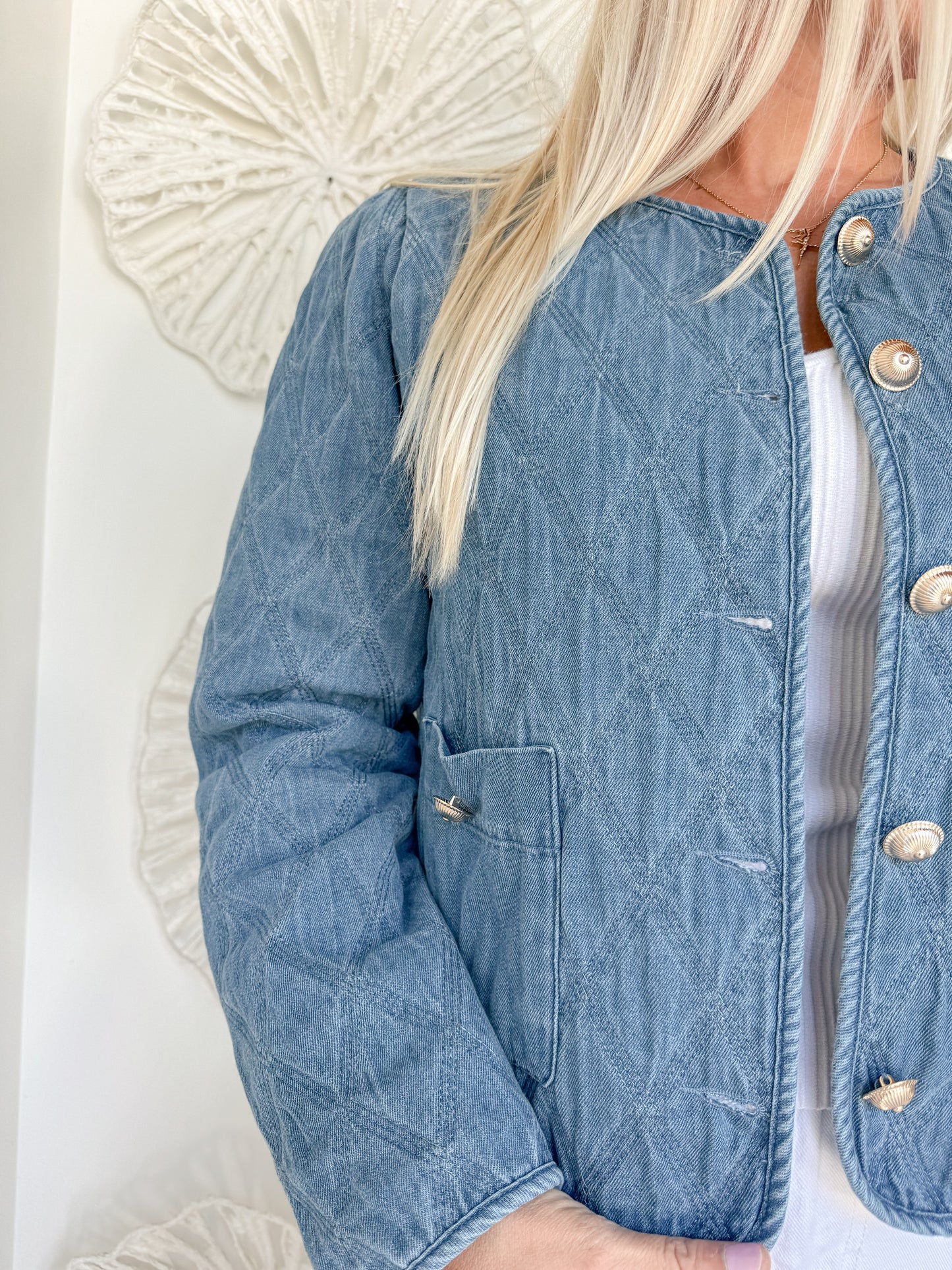 Denim Quilted Jacket