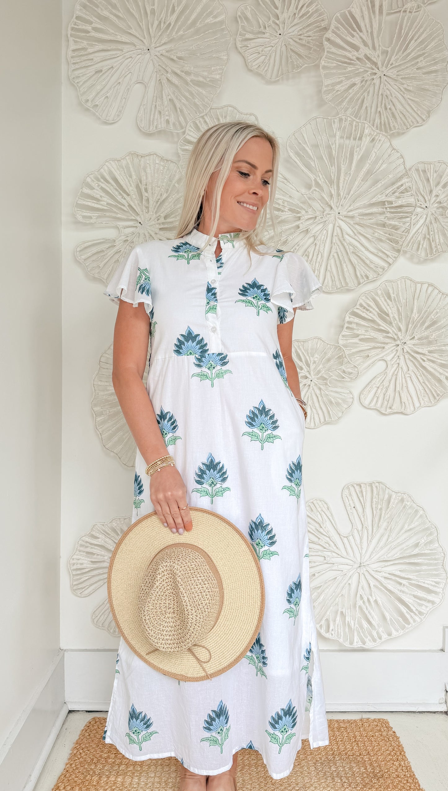 The Frisco Block Print Maxi