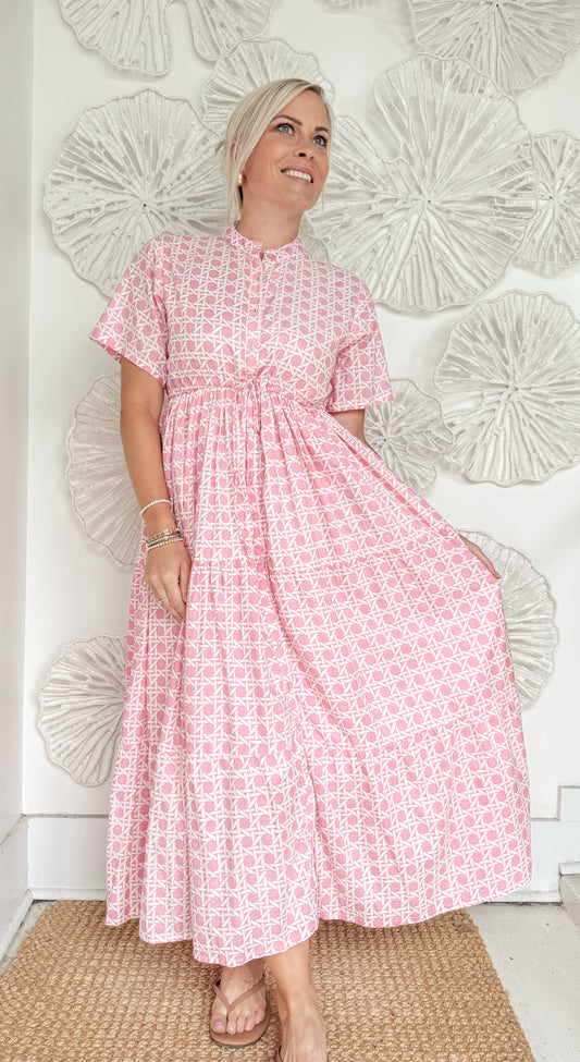 The Gina Block Print Maxi