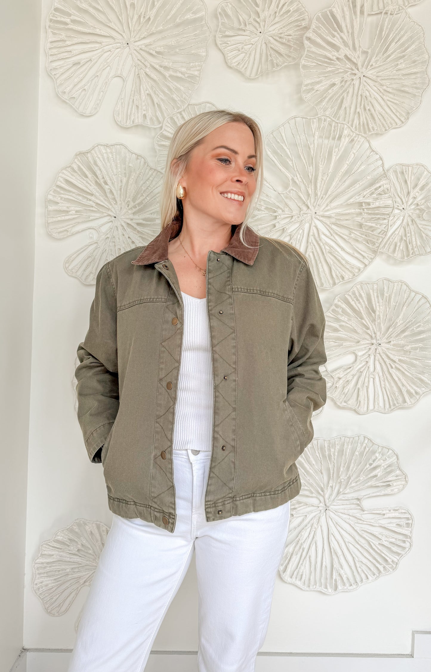 Olive Chore Jacket