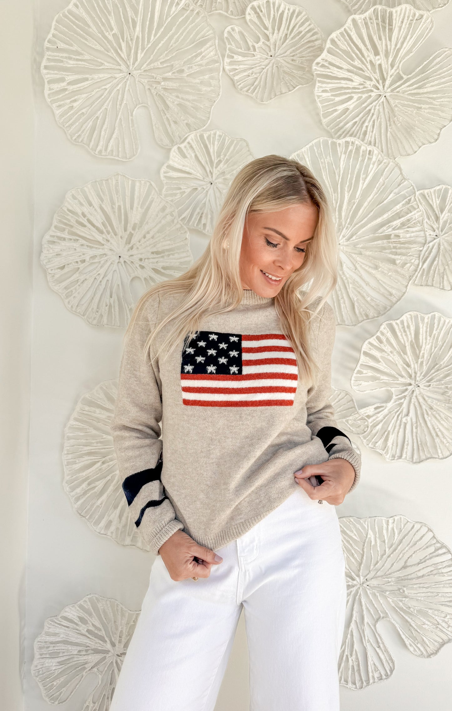 Knit Flag Sweater