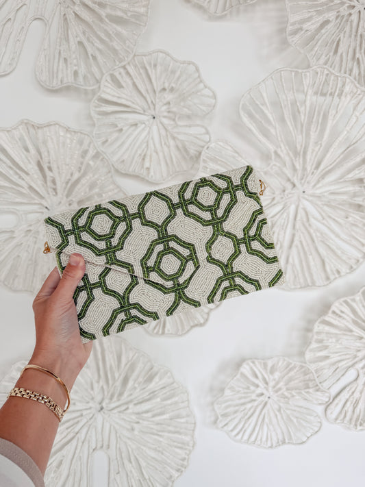 The Julia Beaded Clutch