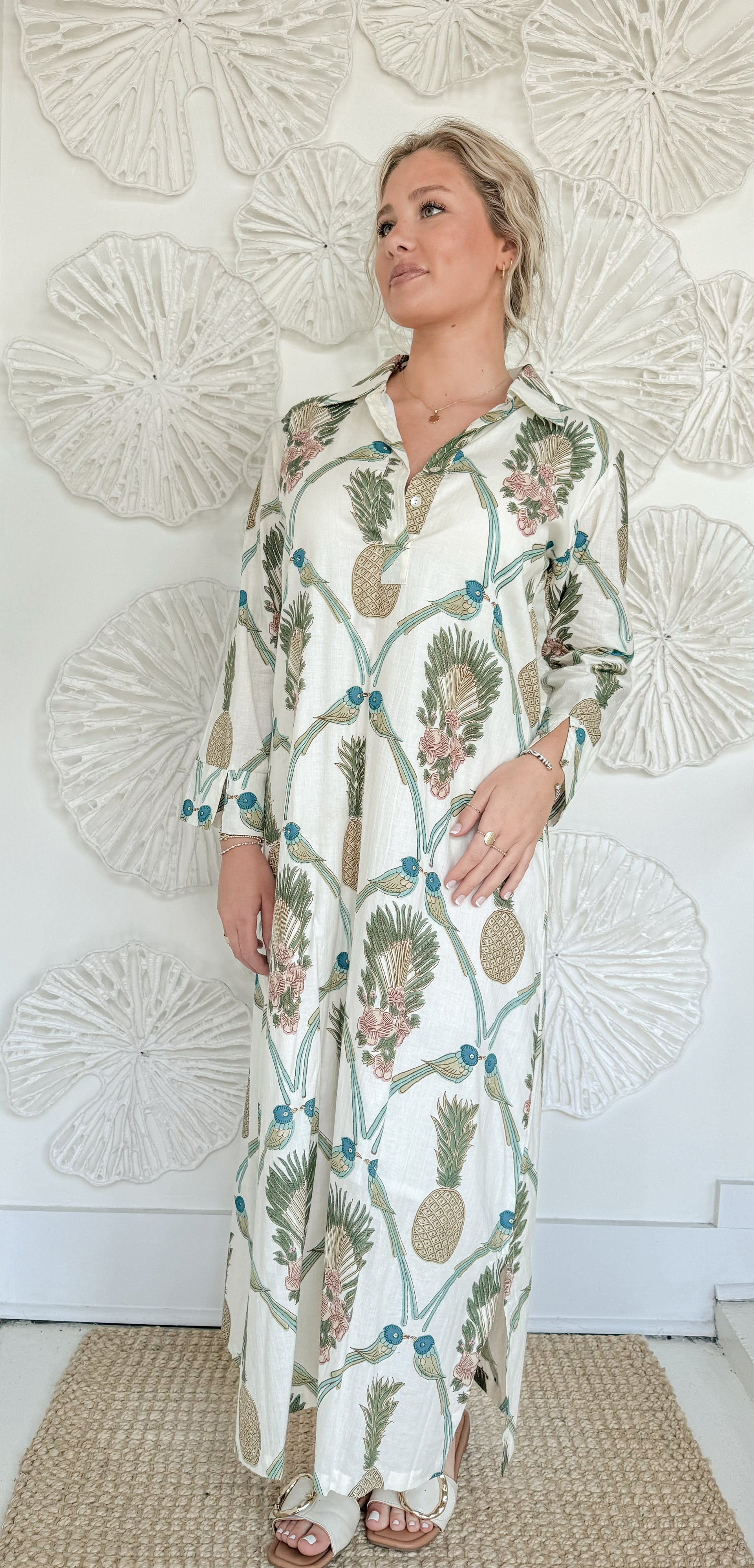 bridget textured maxi dress The Bridget Block Print Maxi – blueheronboutique