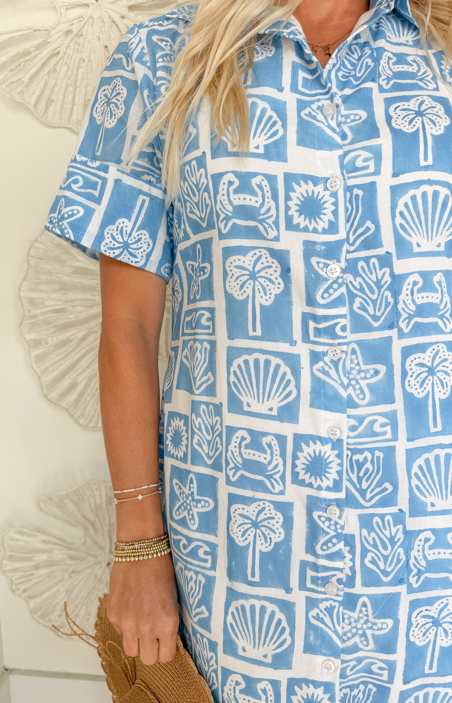 The Florence Block Print Midi