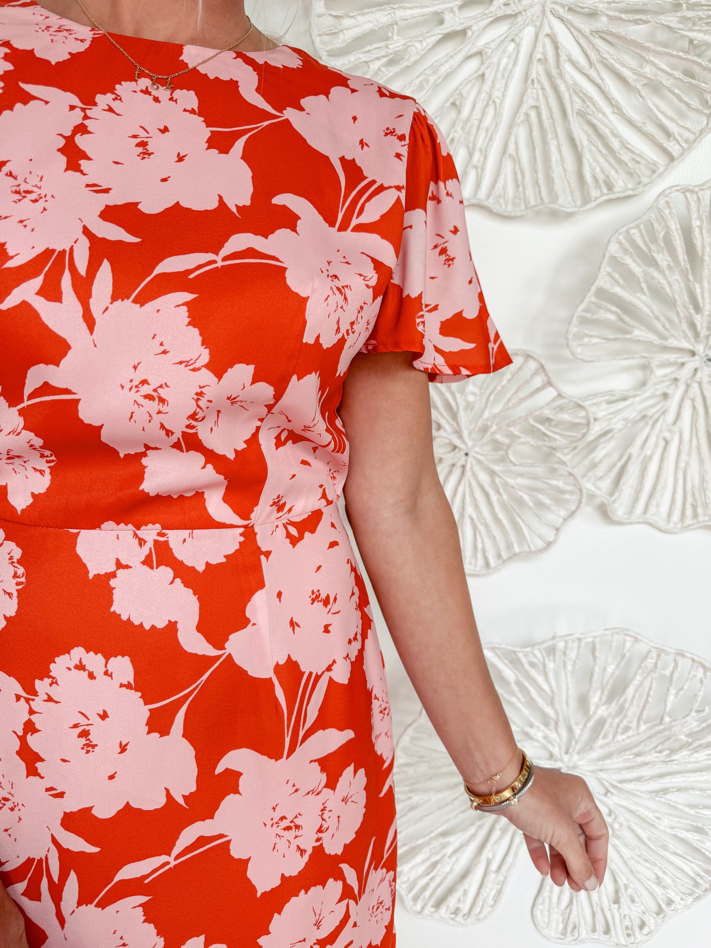 Red/Pink Floral Mini