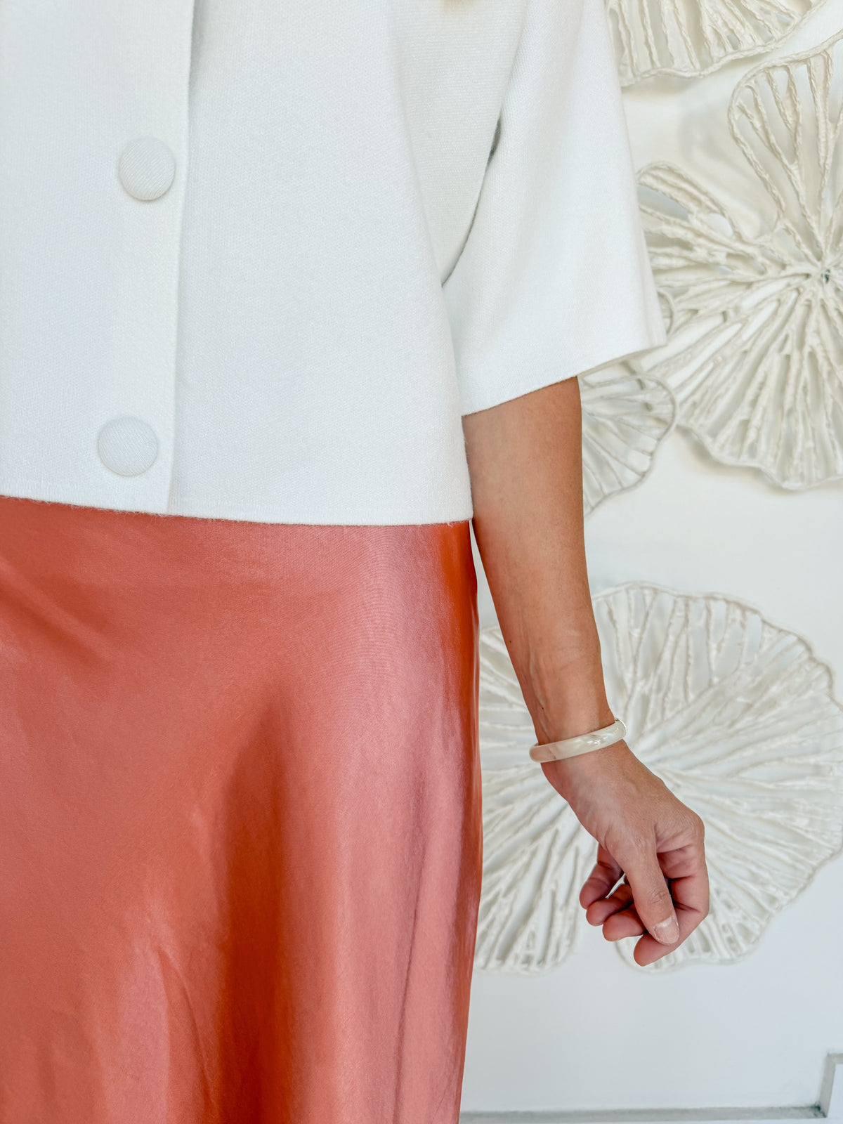 Spiced Cider Satin Skirt