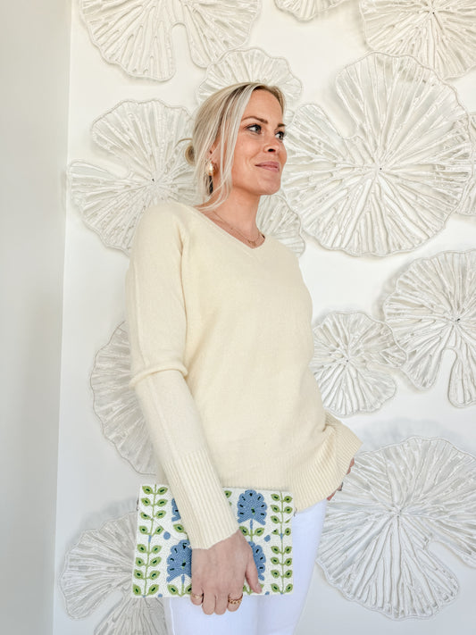 Vanilla VNeck Sweater