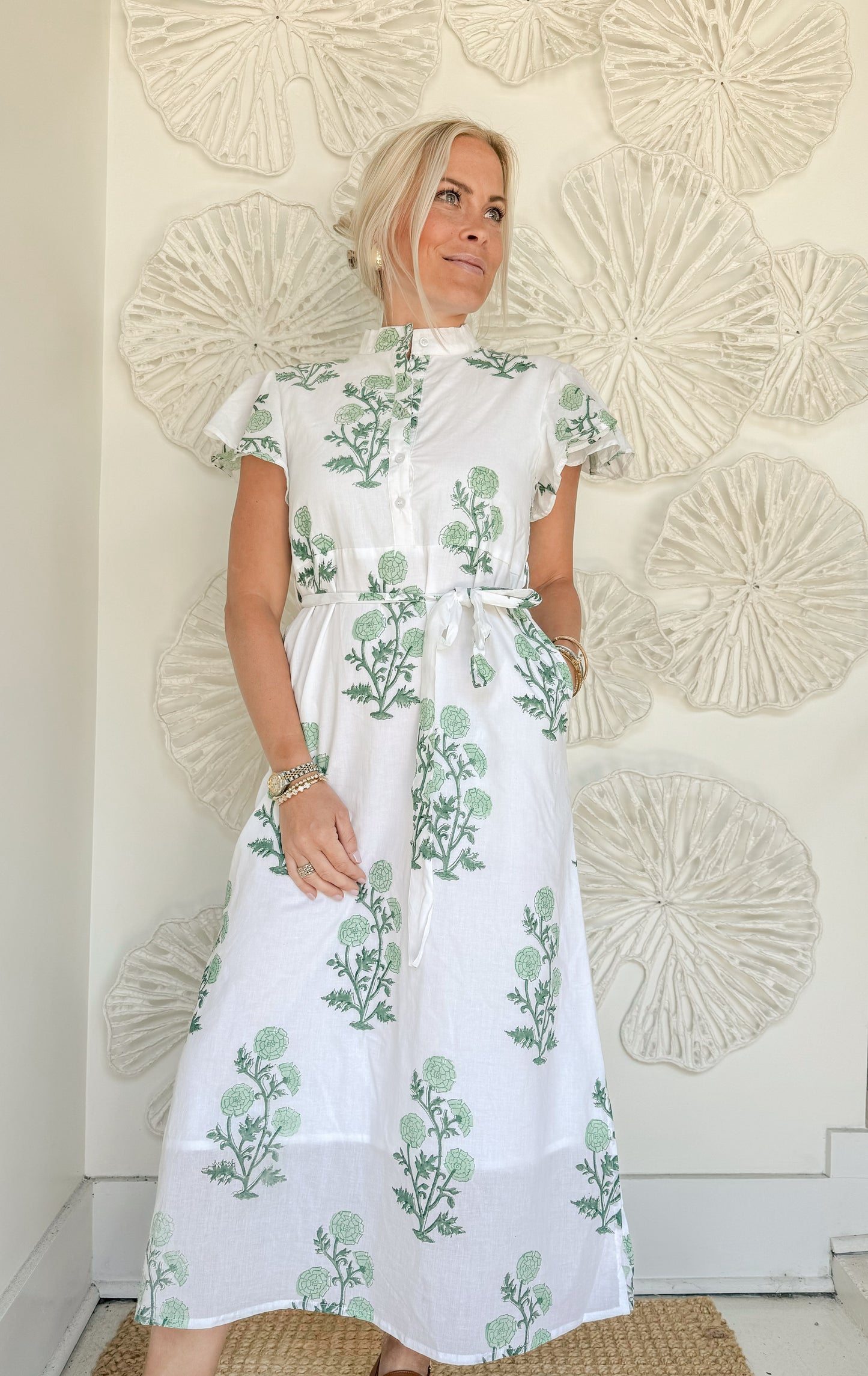 The Somer Block Print Maxi