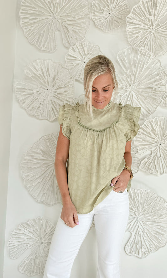 Light Sage Blouse