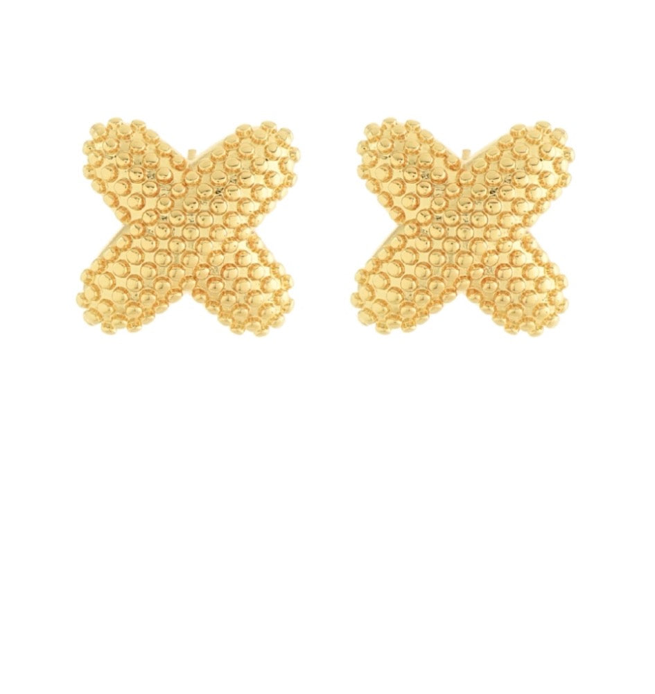 Gold X Studs