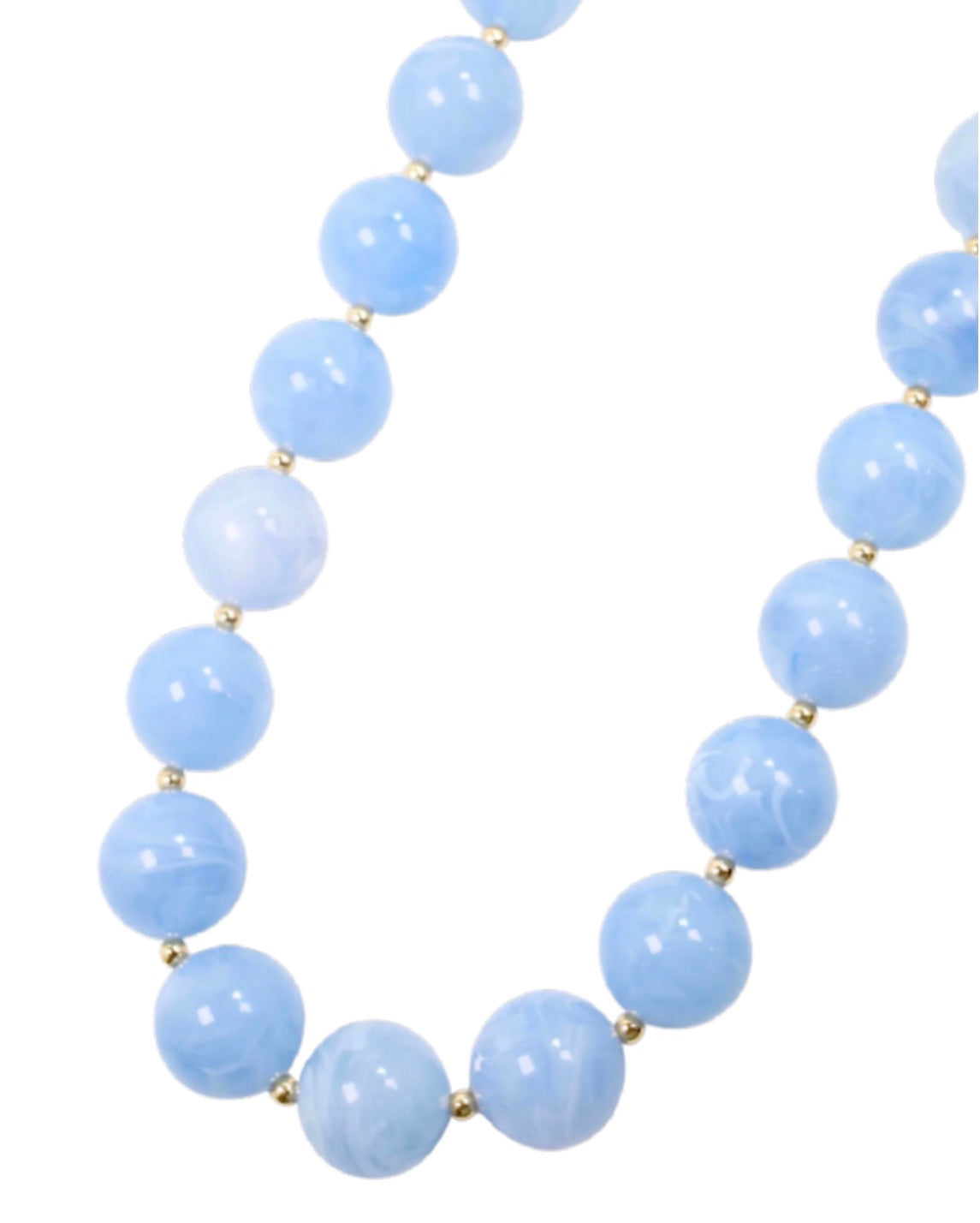 Tarry Marble Beaded Necklace