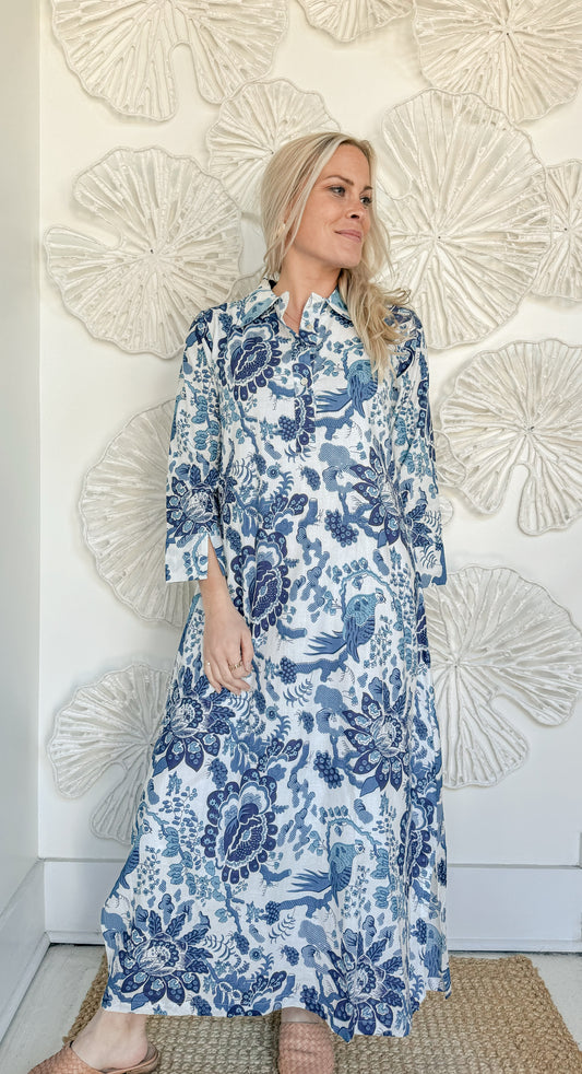 The Naomi Block Print Maxi