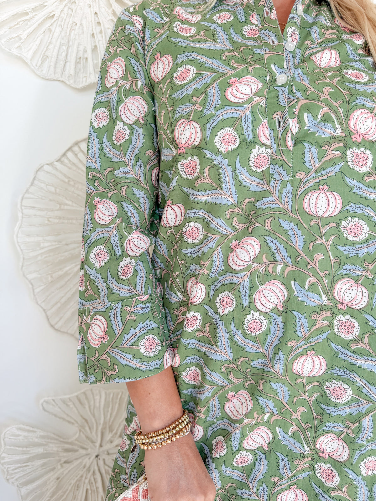 The Josie Block Print Maxi