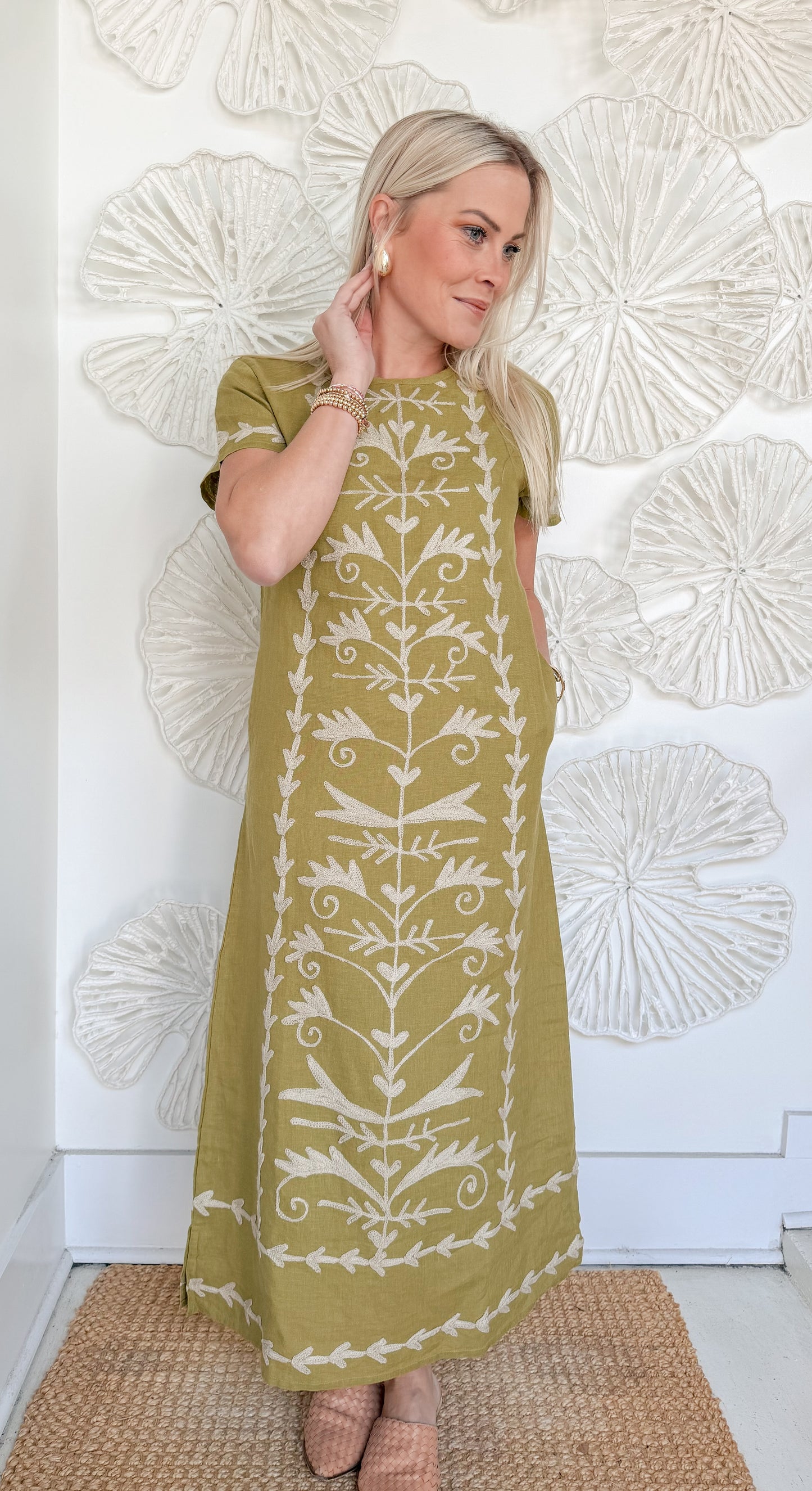 The Anne Embroidered Maxi