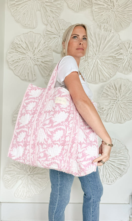 The Gwen Block Print Tote