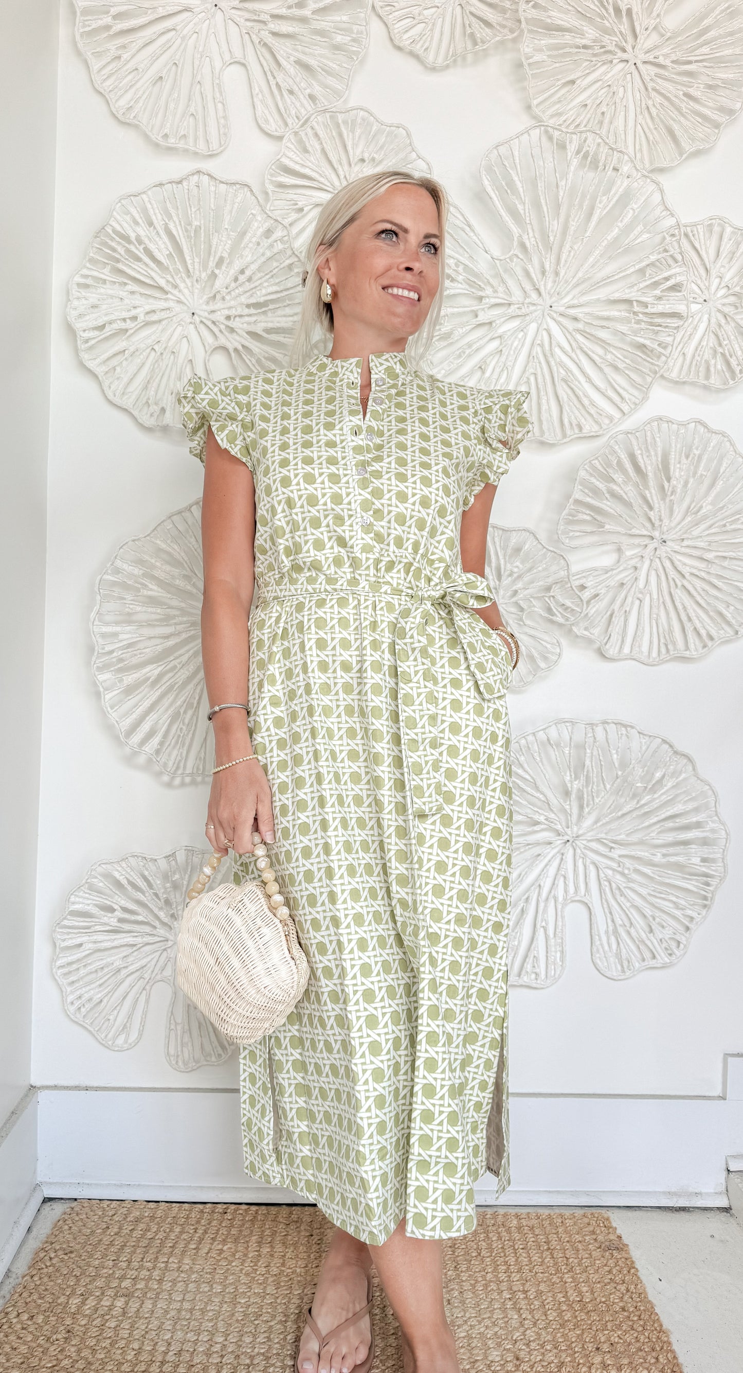 The Veronica Block Print Maxi
