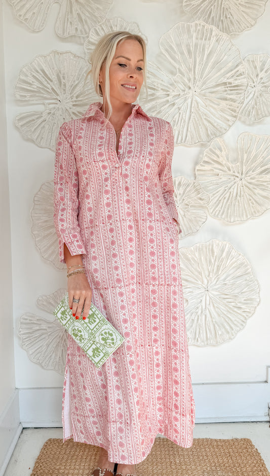 The Campbell Block Print Maxi