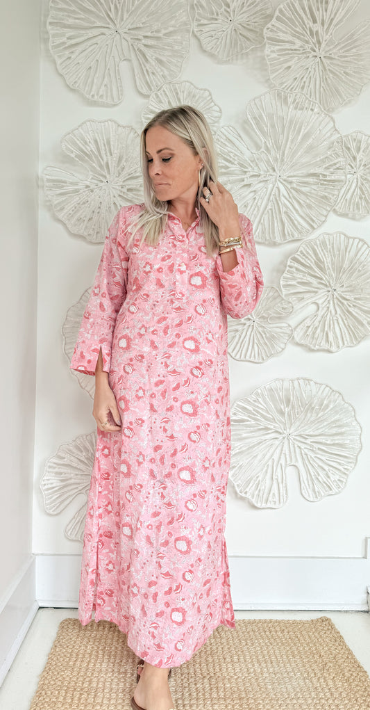 The Hale Block Print Maxi