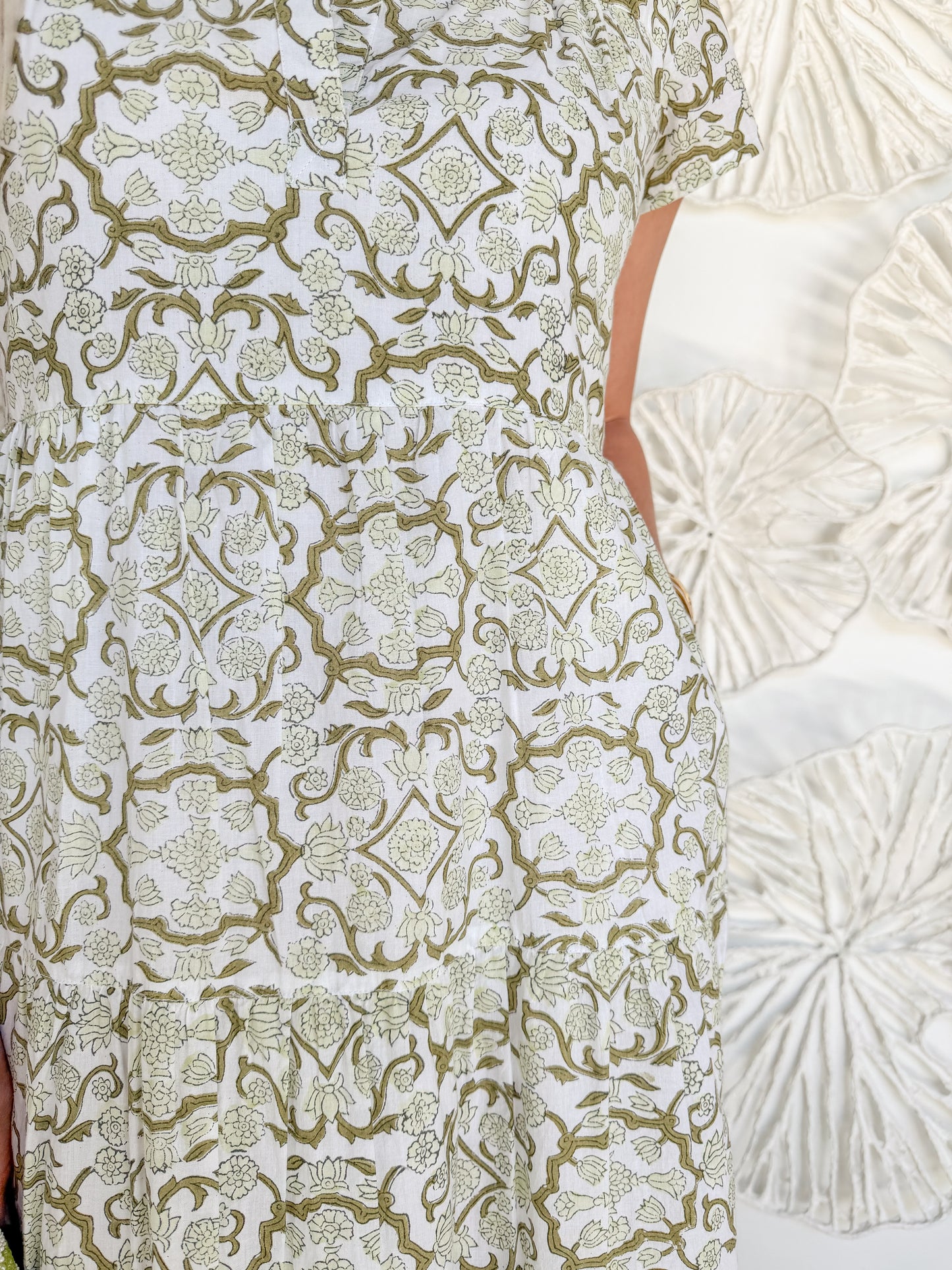 The Folly Block Print Maxi