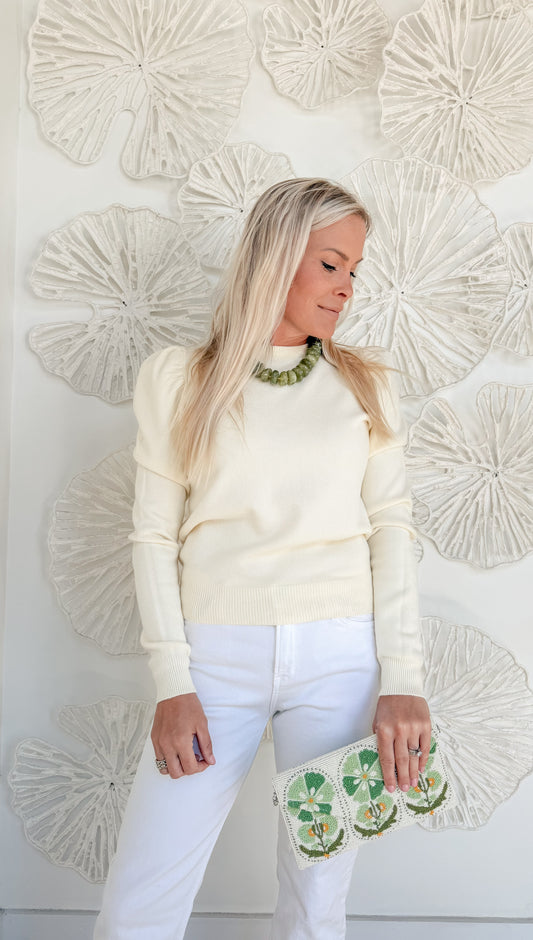 Vanilla Long Sleeve Sweater