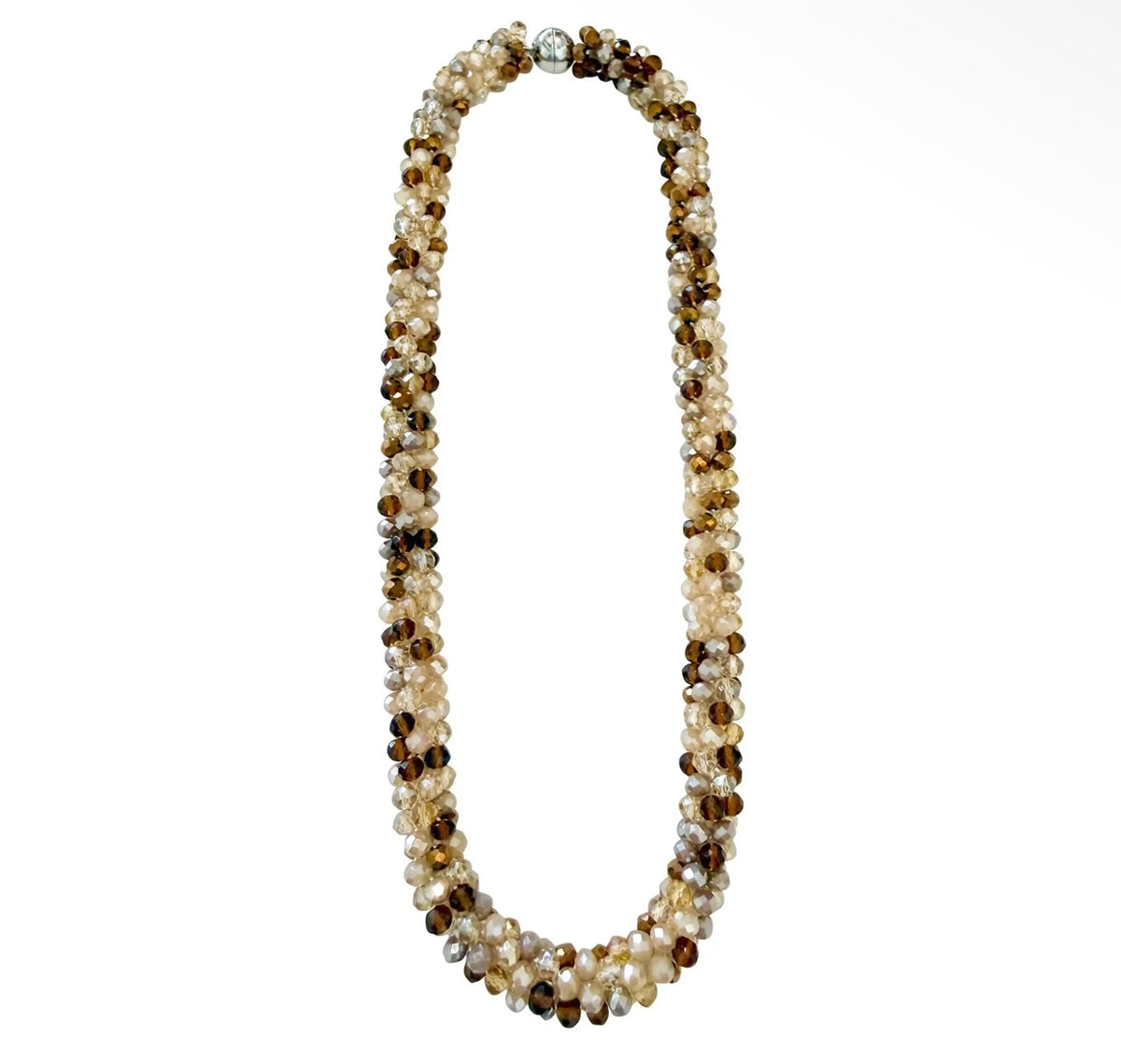 The Reba Dark Brown Necklace