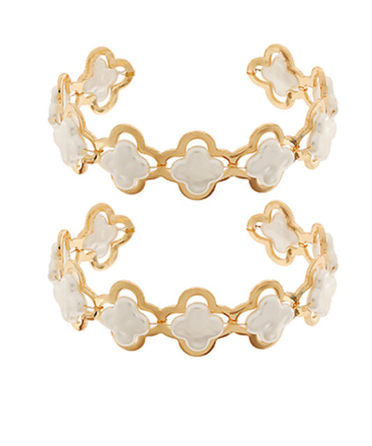 Pearl Clover Cuff