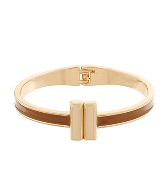 End Bar Enamel Coated Bangle