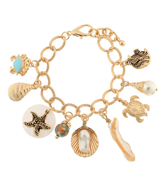 Sea Life Charm Bracelet