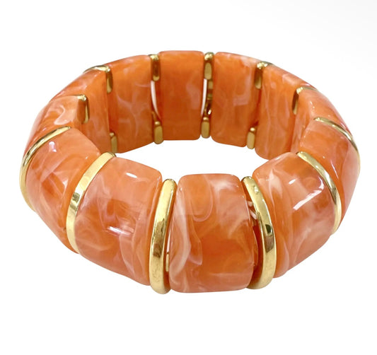 Neva Orange Bangle
