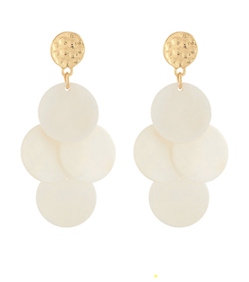 Mother of Pearl Drop Earrings