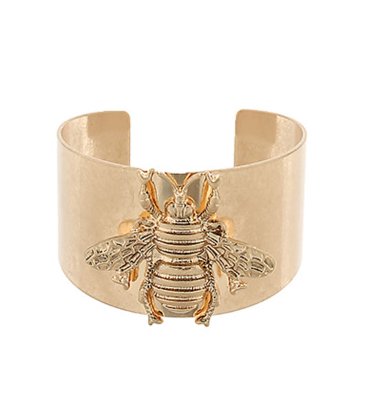 Gold Bee Cuff