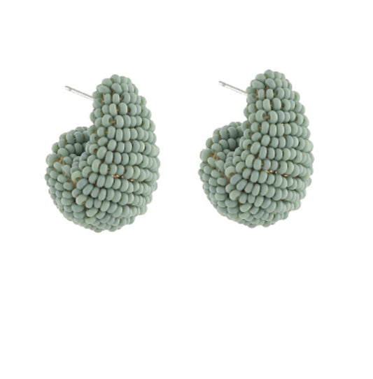 Teardrop Beaded Earrings