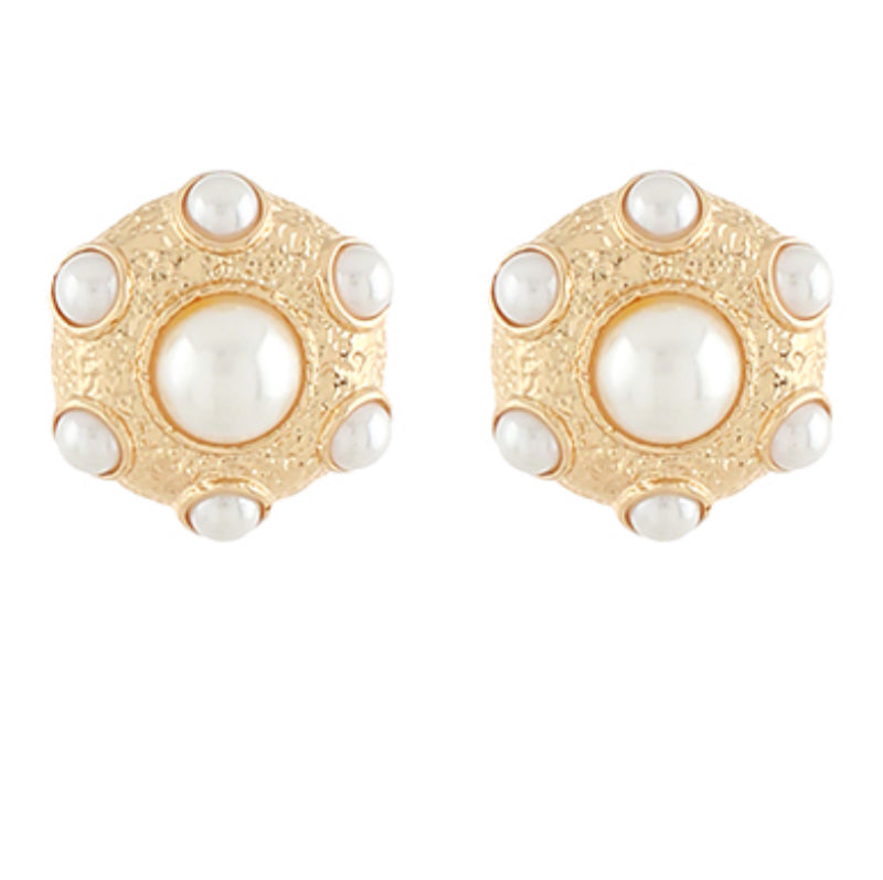 Vintage Like Gold Studs