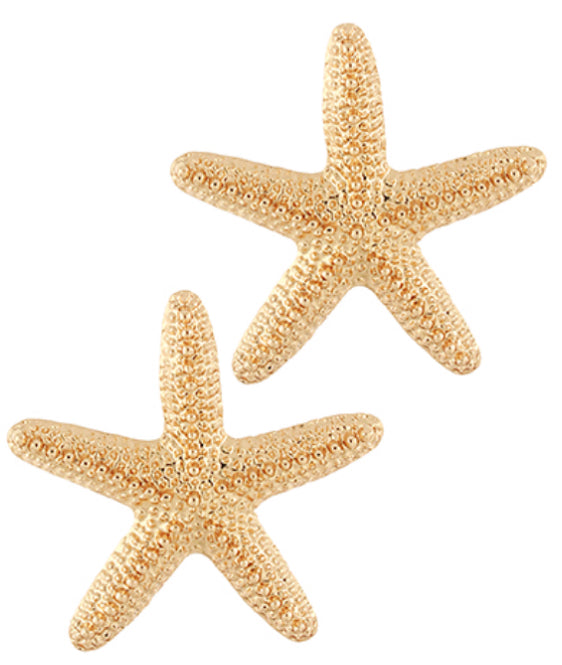 Chunky Starfish Earrings