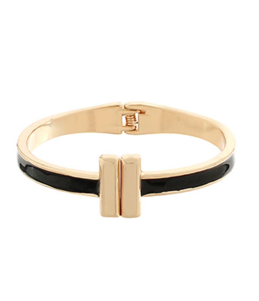 End Bar Enamel Coated Bangle