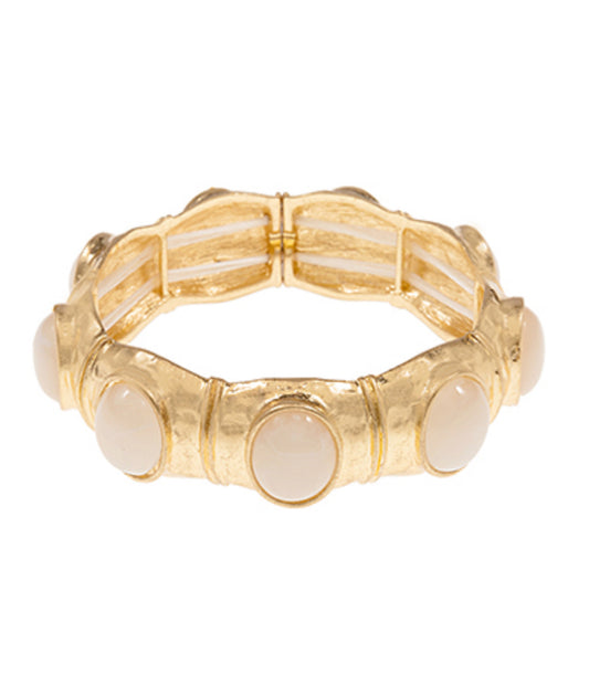 Vintage Oval Stone Bracelet