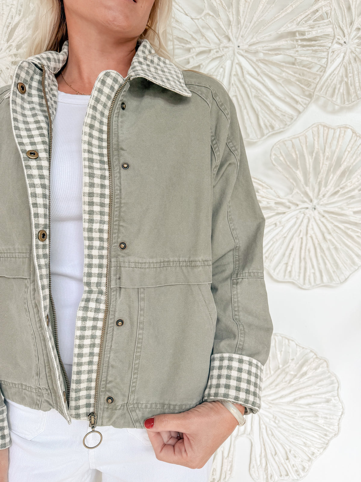 Olive Canvas Jacket