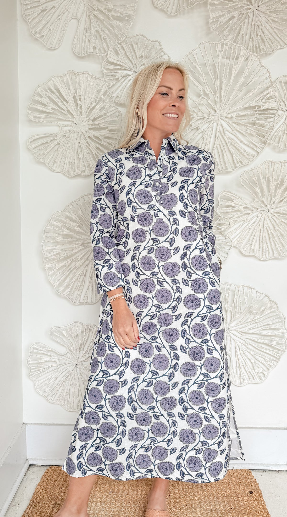 The Riley Block Print Midi