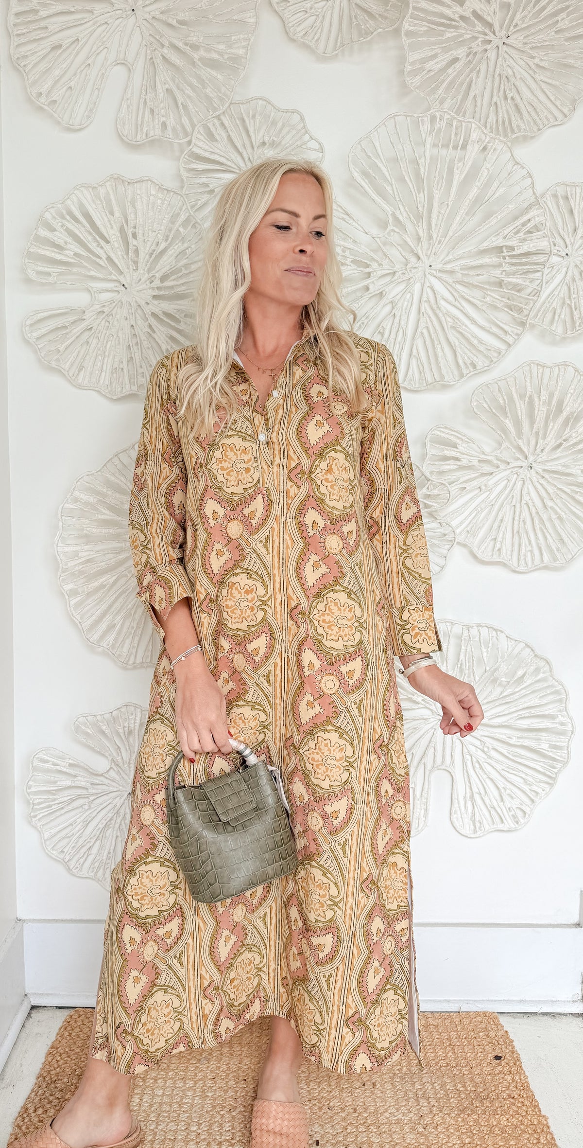 The Donna Block Print Midi