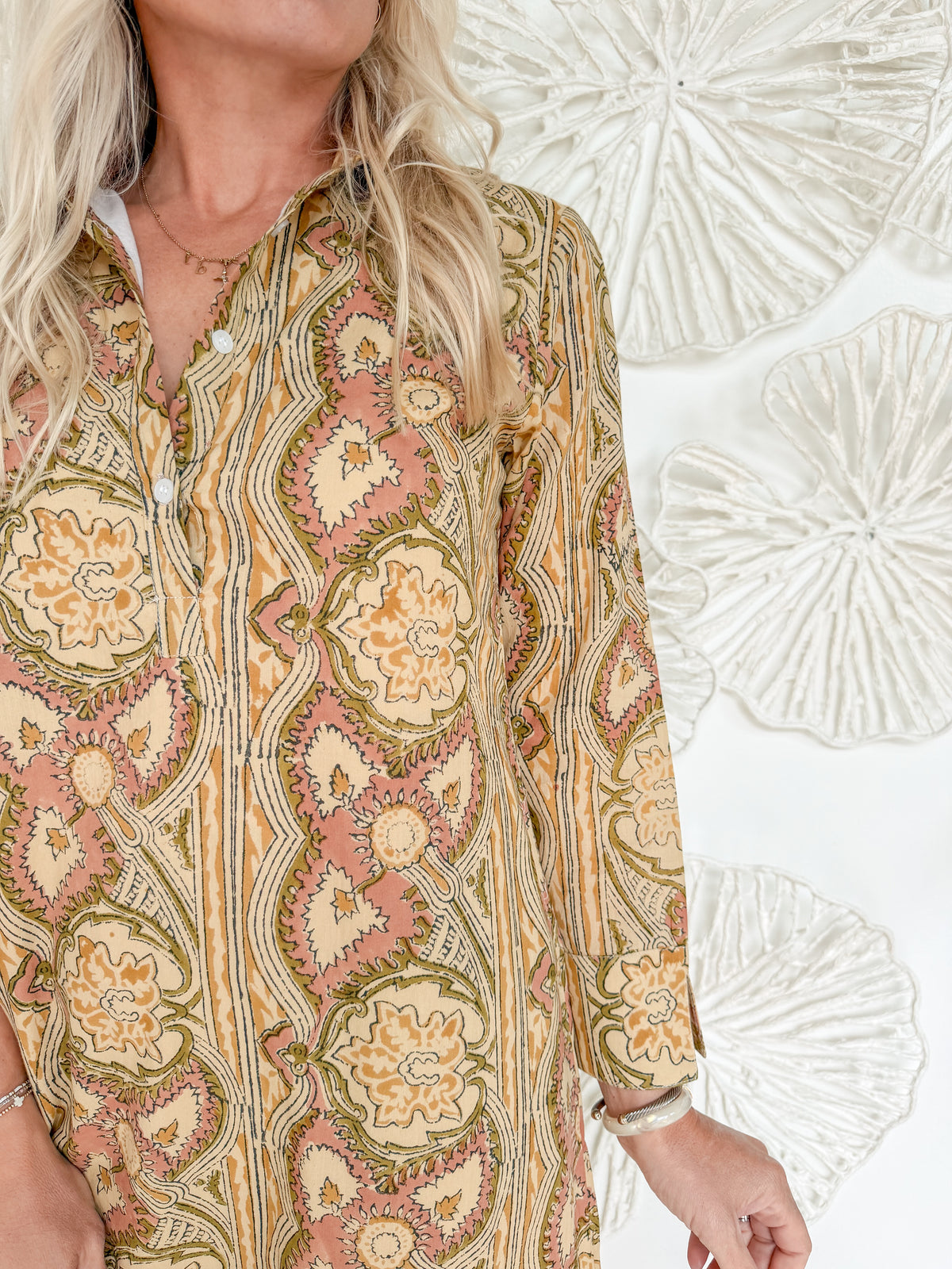 The Donna Block Print Midi