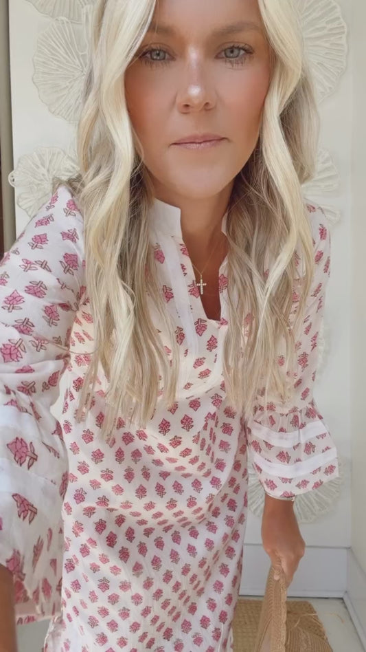 The Ivy Block Print Maxi